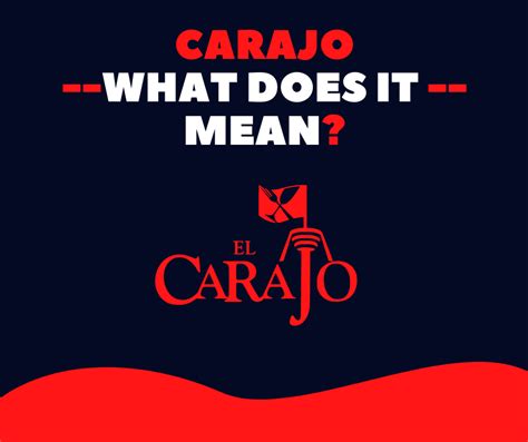 what does carajo mean in spanish|pronounce carajo.